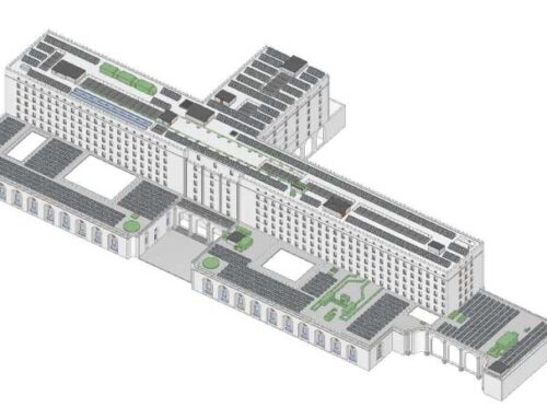 PROYECTO 3D CUBIERTA SOLAR FOTOVOLTAICA MITECO (MADRID)